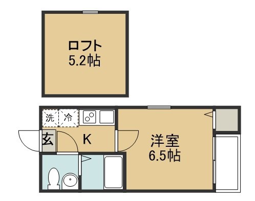 ソエル長町 202号室 間取り