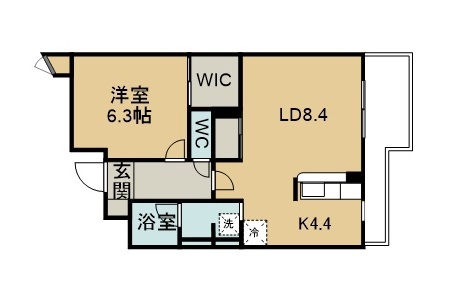 Ｍ&amp;rsquo;ＳＣＵＢＥ 間取り図