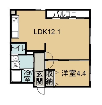 フラッツ３１０ビル 間取り図
