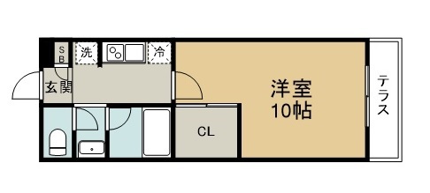 ネオステージ黒松 103号室 間取り