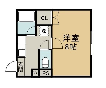 ビューパレス荒巻 間取り図