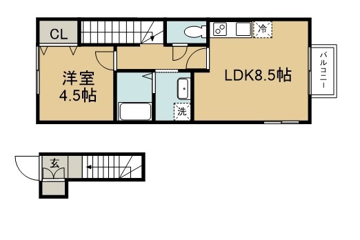 プレジール 間取り図