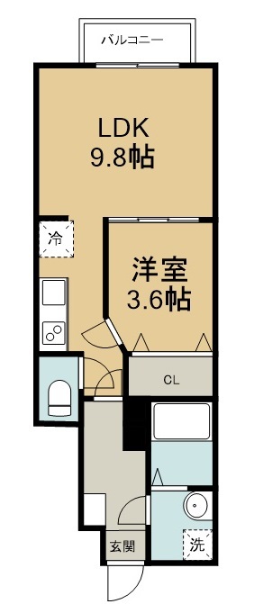ブルーメ八乙女 間取り図