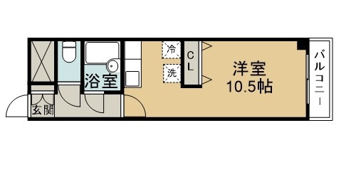 モンテベルデ花京院 間取り図