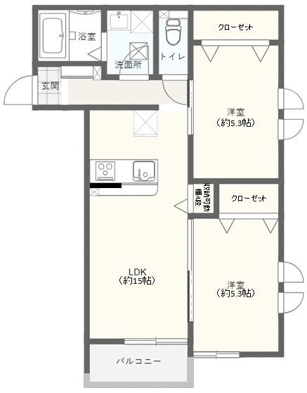 フォレストグレイス小田原Ｆ 間取り図