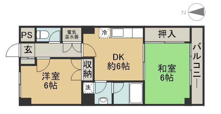 アールズ広瀬 間取り図