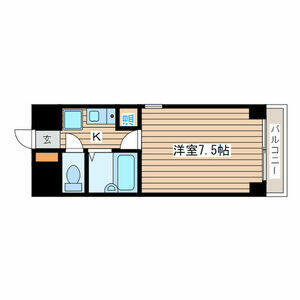 リエス若林 間取り図