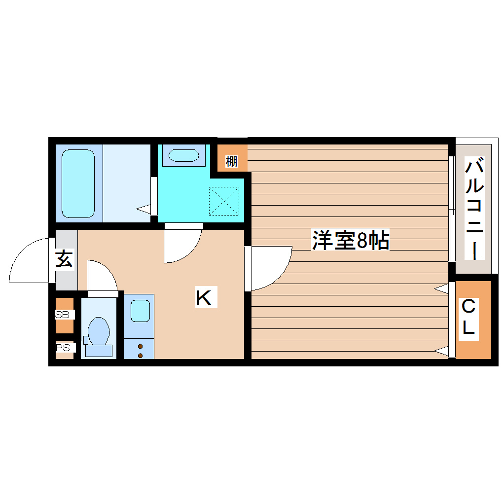ＧＯＬＤＭＯＯＮ東仙台 間取り図