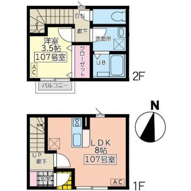 アンビシオン北四番丁 間取り図
