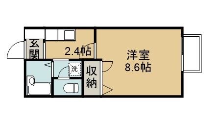 ディアコート宮城野 間取り図