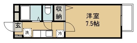 パールハイツ宮町 間取り図