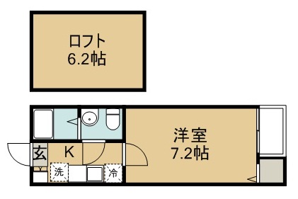 ＭＡＲＩＡＮＡⅠ 202号室 間取り