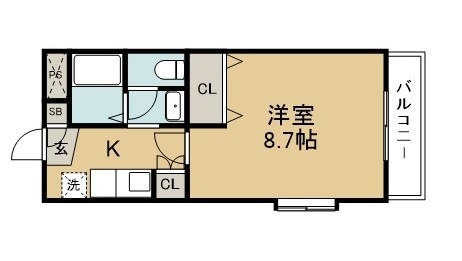 エスパシオ川内 間取り図
