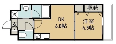 アスコット花京院 間取り図