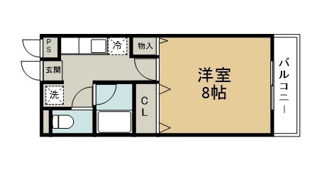 アーバンライフ柏木 206号室 間取り