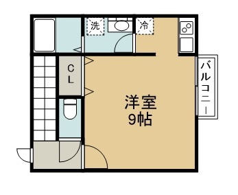 ジャンセン苦竹 間取り図