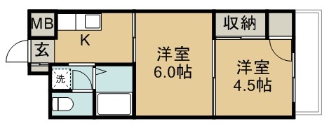 アーバンコート 603号室 間取り