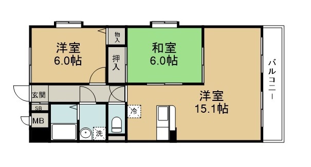 ファンテージ八乙女 間取り図