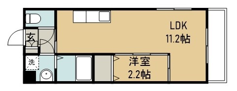 グランド・ヒルズ大梶 間取り図
