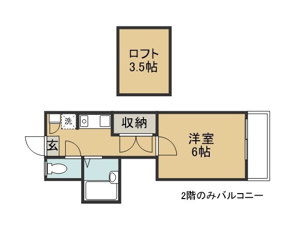 レバレントⅠ 間取り図