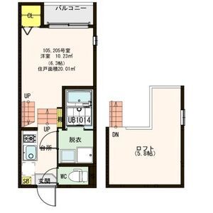 ハーモニーテラス福住町 間取り図