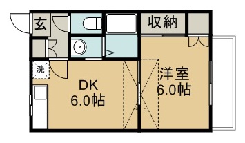 コーラル館 202号室 間取り