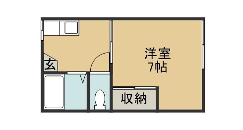 クリエイトＴ 103号室 間取り