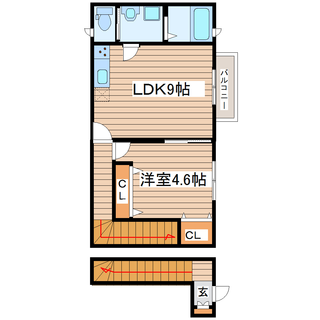 ジョア 間取り図