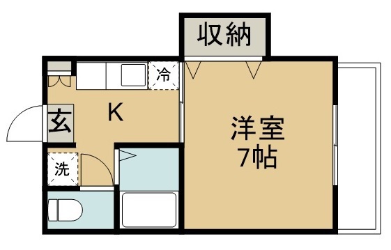 ジョイフル荒町 間取り図