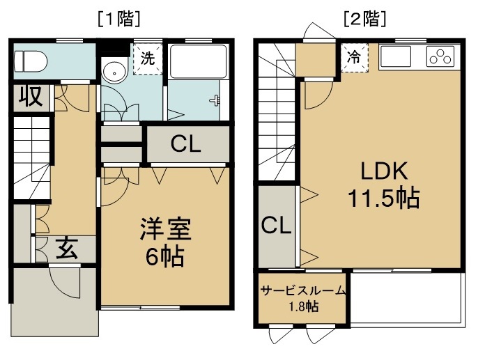 プール・トゥジュール 間取り図