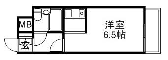 朝日プラザ五橋Ⅲ 間取り図