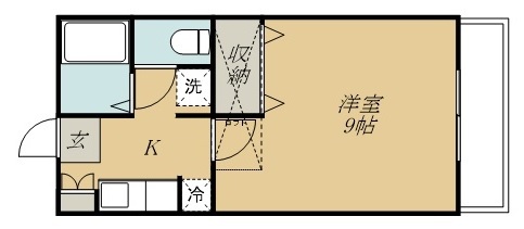 ノーブル１２１７ 103号室 間取り