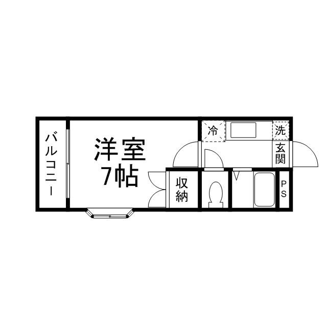 センチュリー旭ヶ丘Ⅲ 106号室 間取り