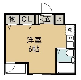 エレガンス宮町 405号室 間取り