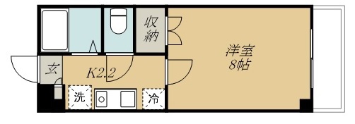 コーポアゼリア 303号室 間取り