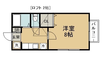 ハイネス小田原 102号室 間取り