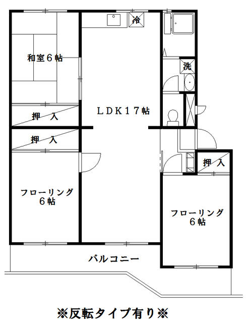 フラワーハイツ小松島 401号室 間取り
