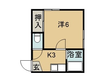 ユニバーサルレジデンス 103号室 間取り