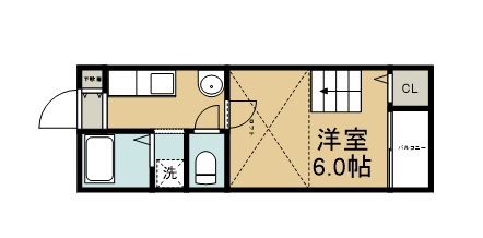 リベルテ黒松 101号室 間取り