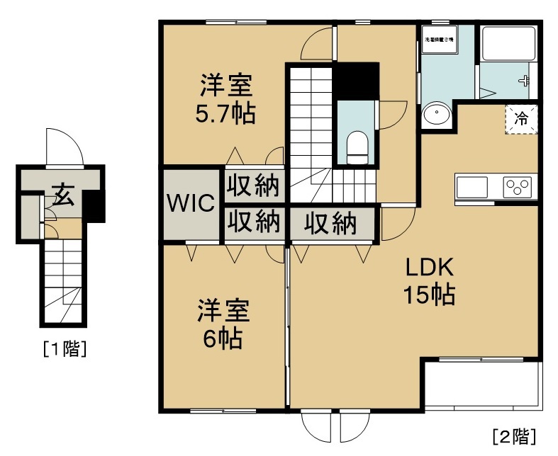 ｅｓｔ８ 202号室 間取り