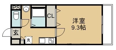 ポルトフィーノ仙台ＷＥＳＴ 205号室 間取り