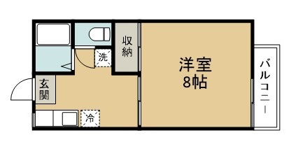 みやぎのハイツ 間取り図