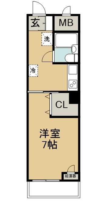 錦町チサンマンション 間取り図