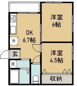 コンフォート榴 間取り図