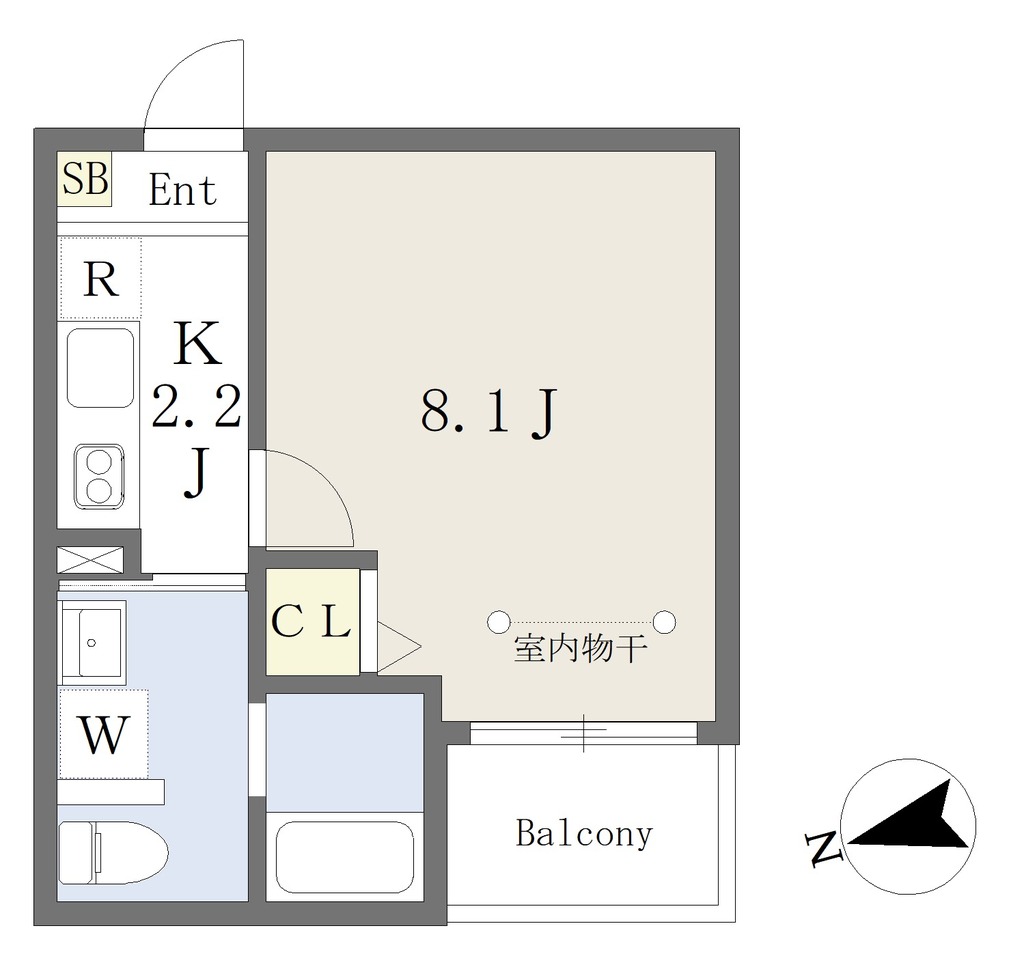 カンパーニ小田原 間取り図