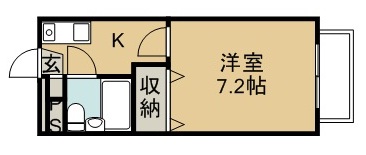 ライブリー上杉 101号室 間取り