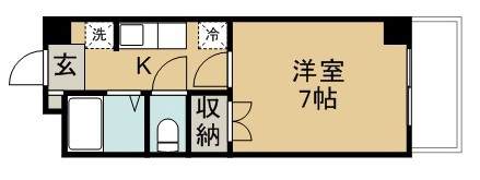 フォレストヒル小松島 203号室 間取り
