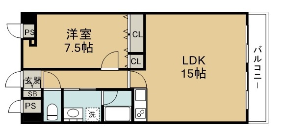 ニュー更科ビル 703号室 間取り
