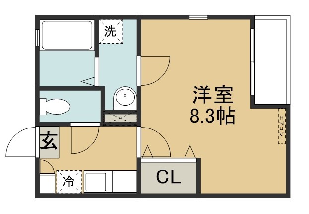 クレフラスト長町一丁目駅前 101号室 間取り