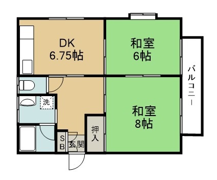 Ｇ・ＨＯＵＳＥ 202号室 間取り